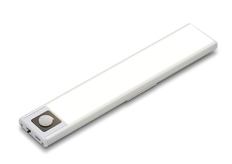 1W FLAT RECHARGEABLE CABINET LIGHT 4K W PIR SENSOR 200mm Length